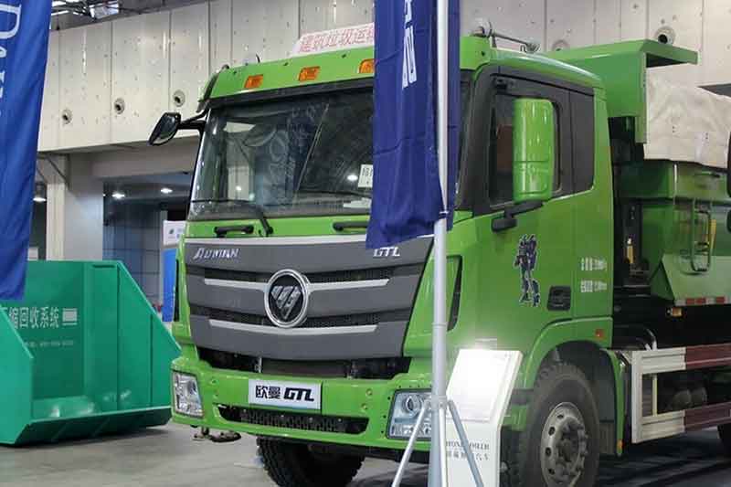 福田戴姆勒 欧曼GTL 9系重卡 336马力 6X4自卸车(新型渣土车)(BJ3259DLPJB-XC)