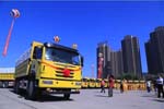 一汽解放青汽：天V智能渣土车交付菏泽用户