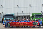 浙江渣土运输行业领袖用户到中国重汽济南商用车参观考察