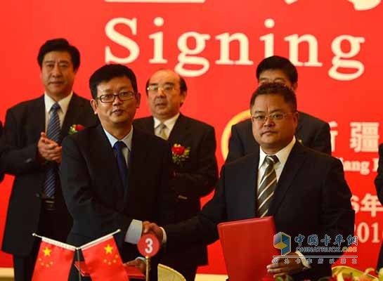 福田汽车集团与新疆生产建设兵团第十二师战略签约