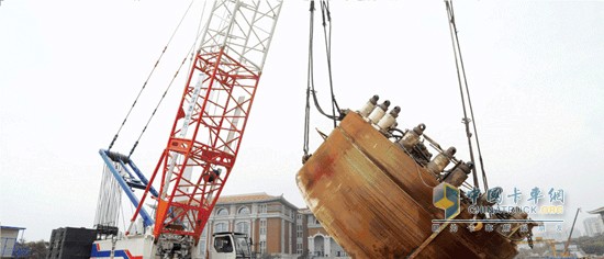 中联重科QUY350盾构专用工况施工中