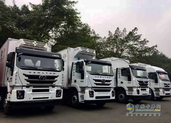 红岩杰狮冷藏车