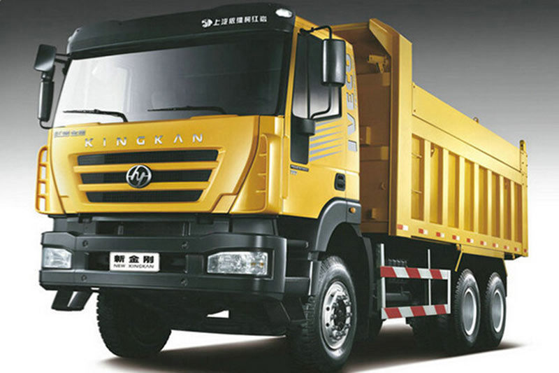 上汽依维柯红岩金刚M500 8X4 430马力自卸车（坑口类工程车）	