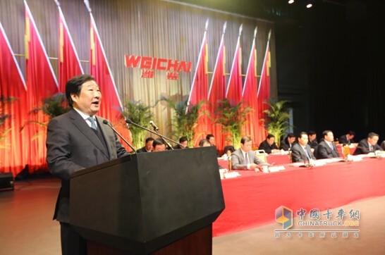 十二届全国人大代表、潍柴集团董事长谭旭光