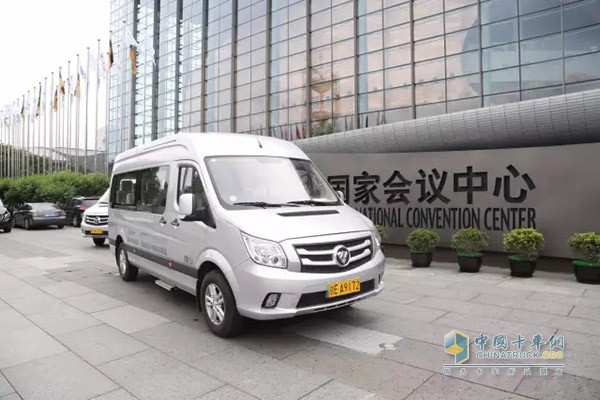 新一代“元首国宾车”福田图雅诺为“清洁能源·创新使命”峰会保驾护航