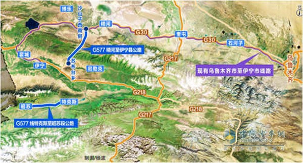 新疆G577精河至伊宁县公路正式开工