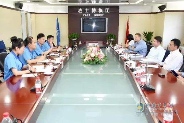 伊顿车辆集团副总裁马克先生访问法士特