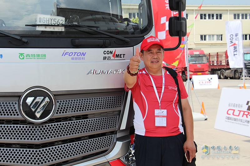 福田欧马可S5征战首届2017中国高效物流卡车公开赛