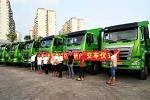 150辆重汽智能渣土车推动建设美丽厦门