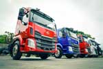 订车232台  柳汽乘龙H5、L3载货车强势登陆广州