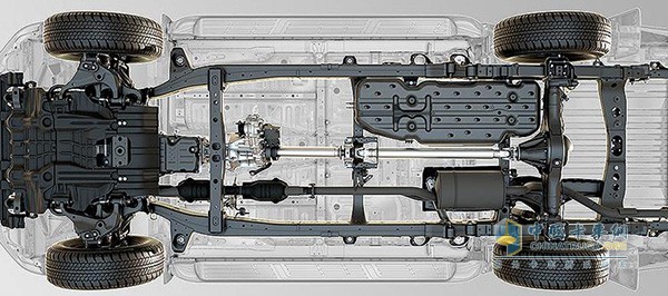 江铃皮卡底盘结构图解图片