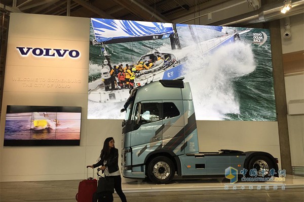 哥德堡机场展示的沃尔沃卡车