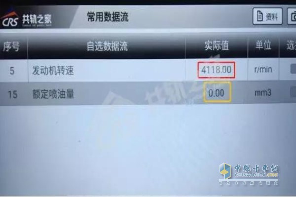 发动机超速数据