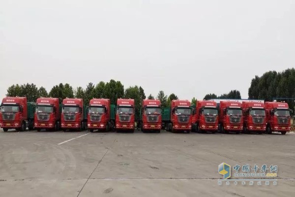 东信物流一次性订购了25台联合卡车E420