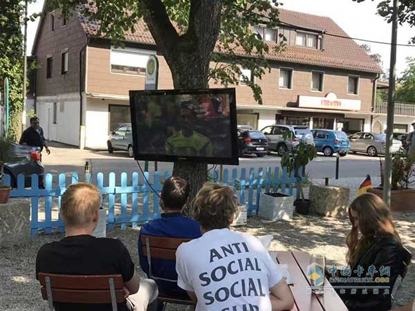 德国球迷观看世界杯