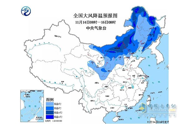 北方地区将持续降温