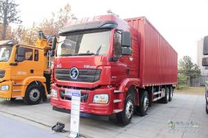 陕汽重卡 德龙新M3000 430马力 8X4 12米绿通版载货车