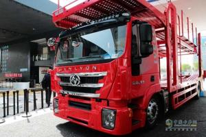 上汽红岩 杰狮M500 320马力 4X2 中置轴轿运车(CQ5186TCLHMVG681)