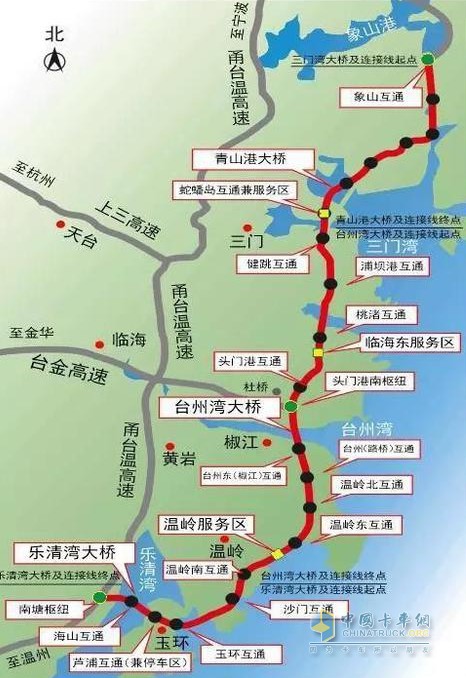 沿海高速台州段