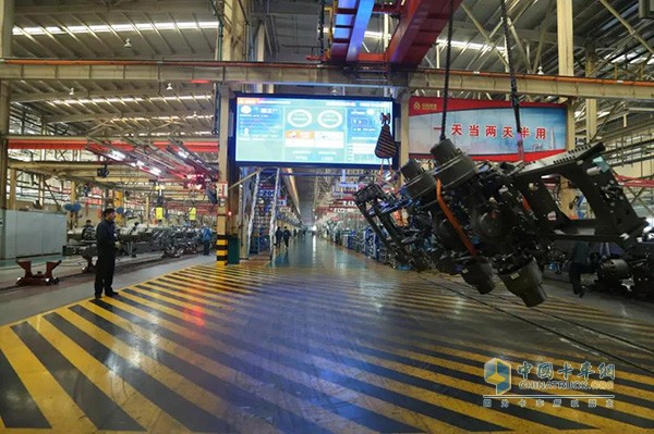 中国重汽生产线