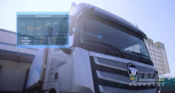 欧曼冷链之星2019款冷藏车配备车联网智能车队管理系统