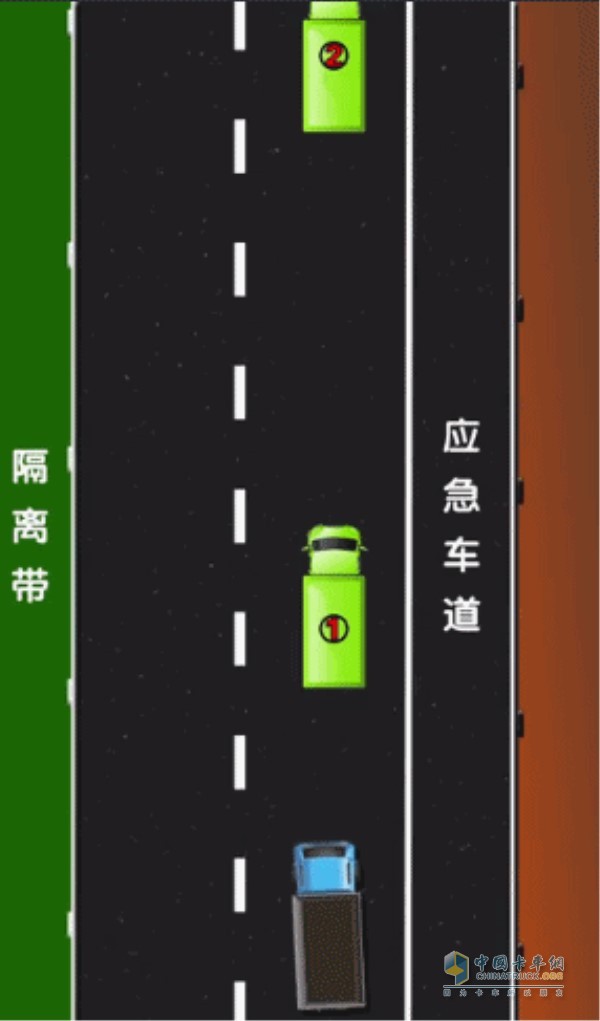 货车占道