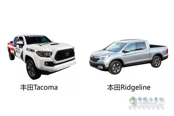 开发的丰田Tacoma和本田Ridgeline等皮卡后斗入市场多年