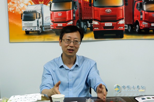一汽解放汽车销售有限公司J7项目组主任韩晓彬先生