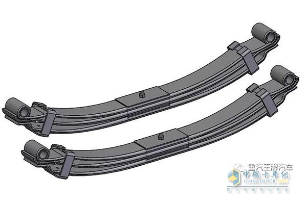 悬架采用少片簧设计