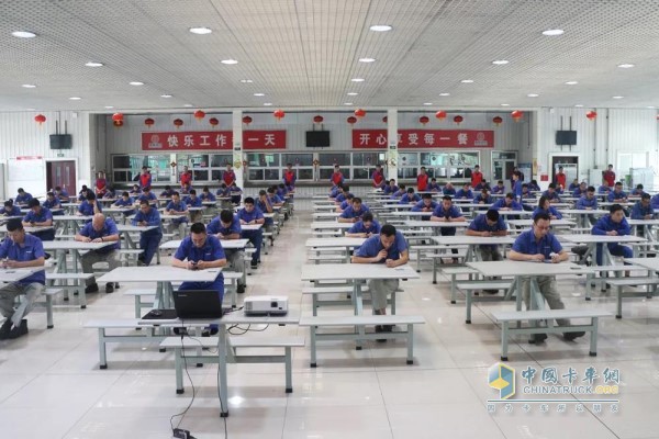 潍柴组织一线员工开展线上学习考试活动