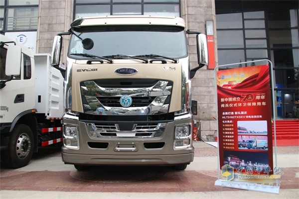 庆铃EVC61重型纯电动洗扫车亮相第9届上海国际环卫展