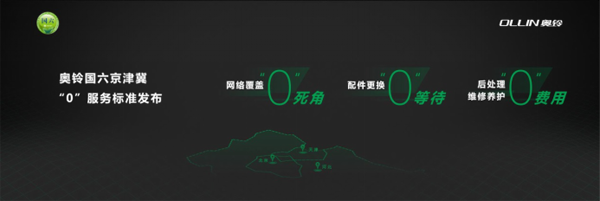 奥铃国六京津冀“0”服务标准包含的三大方面