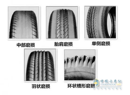 轮胎异常磨损型式