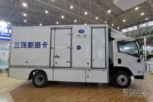 [武汉车展]新氢卡＋集装箱无人转运车 三环展行业领先技术