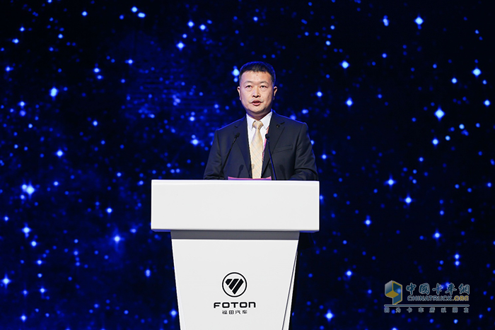 福田汽车集团副总裁、欧航欧马可事业部总裁顾德华发布“欧航”品牌战略