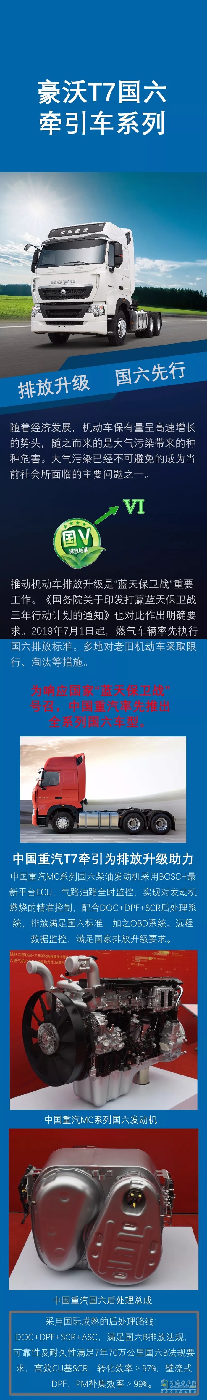 中国重汽 HOWO T7H 国六 牵引车