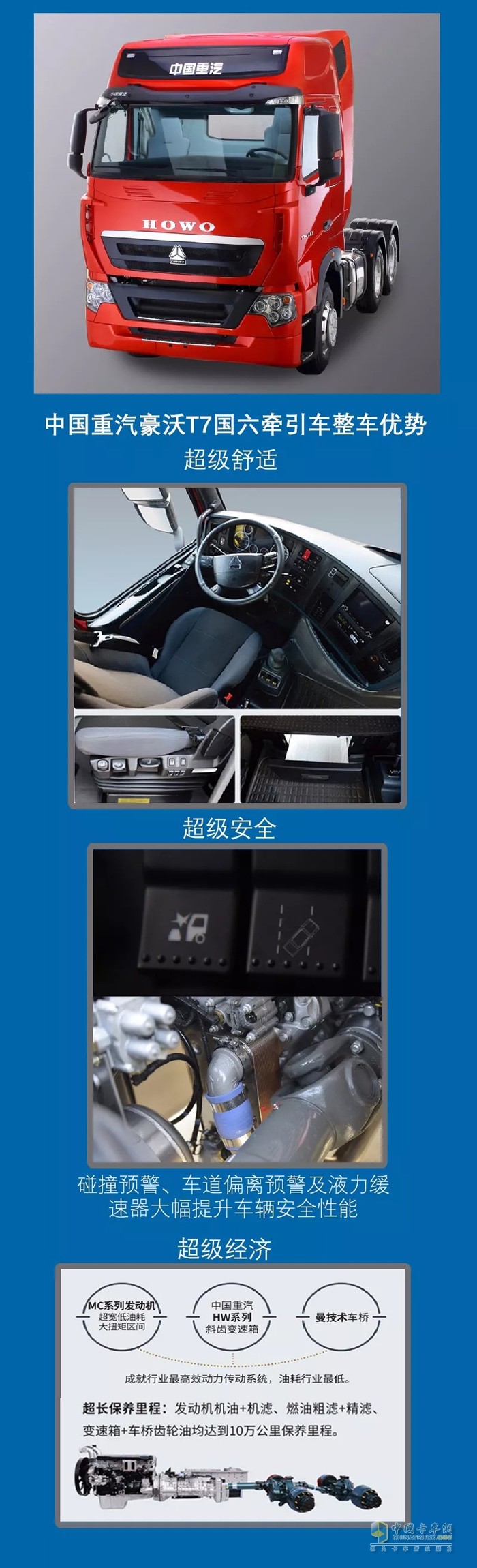 中国重汽 HOWO T7H 国六 牵引车