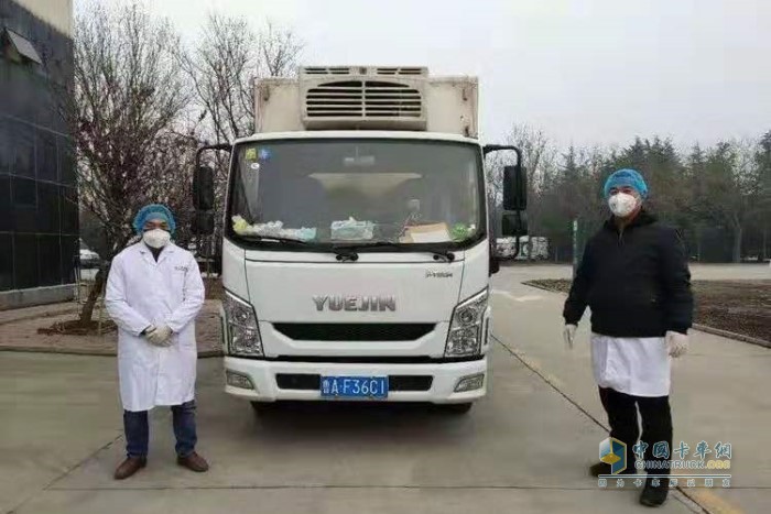 5辆上汽跃进防疫物资运输车辆已驶往武汉等配送城市