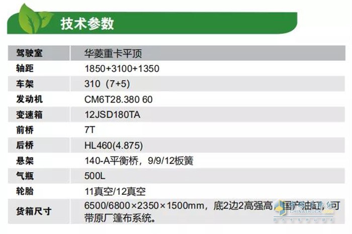 华菱重卡天然气自卸车