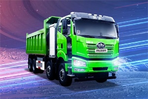 解放J6P 8X4纯电动自卸车，助你闷声发大财！