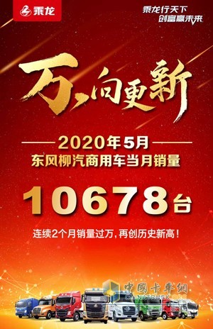 2020年5月东风柳汽商用车当月销量10678台