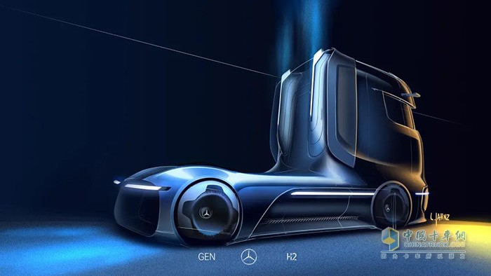 梅赛德斯-奔驰GenH2燃料电池卡车