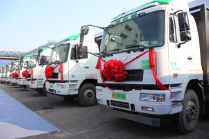 推动绿色港口建设 华菱新能源重卡在南京港投入使用