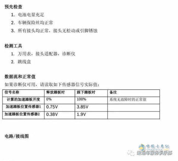 加速踏板 卡车维修 卡车零部件