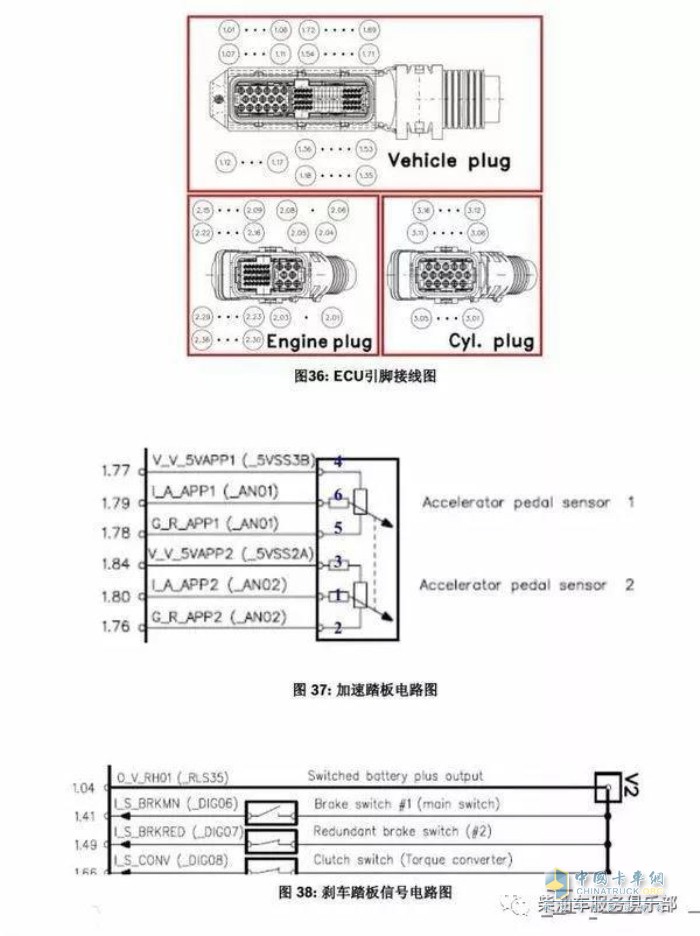 加速踏板 卡车维修 卡车零部件