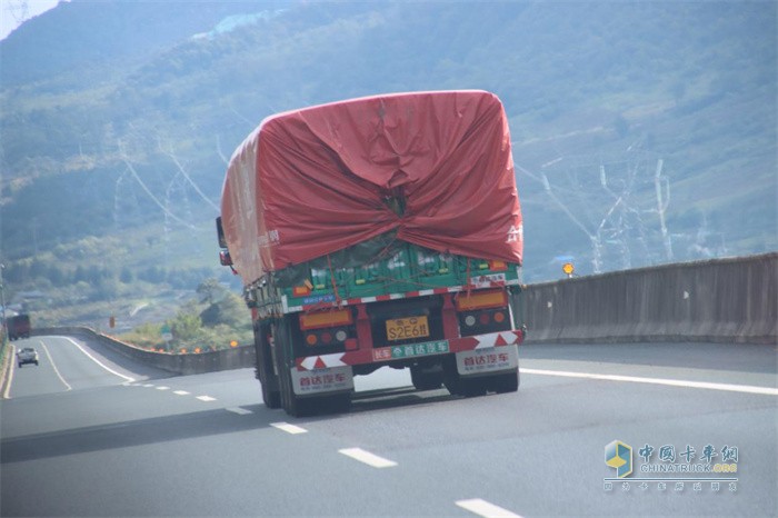 首达挂车  实测   液缓