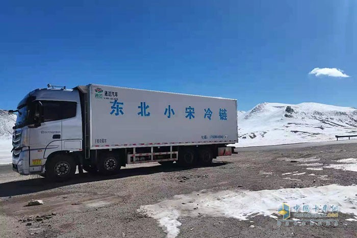 山东通迈 肉挂冷藏车 青藏线