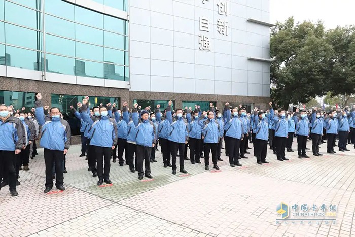 解放动力 誓师大会 发动机