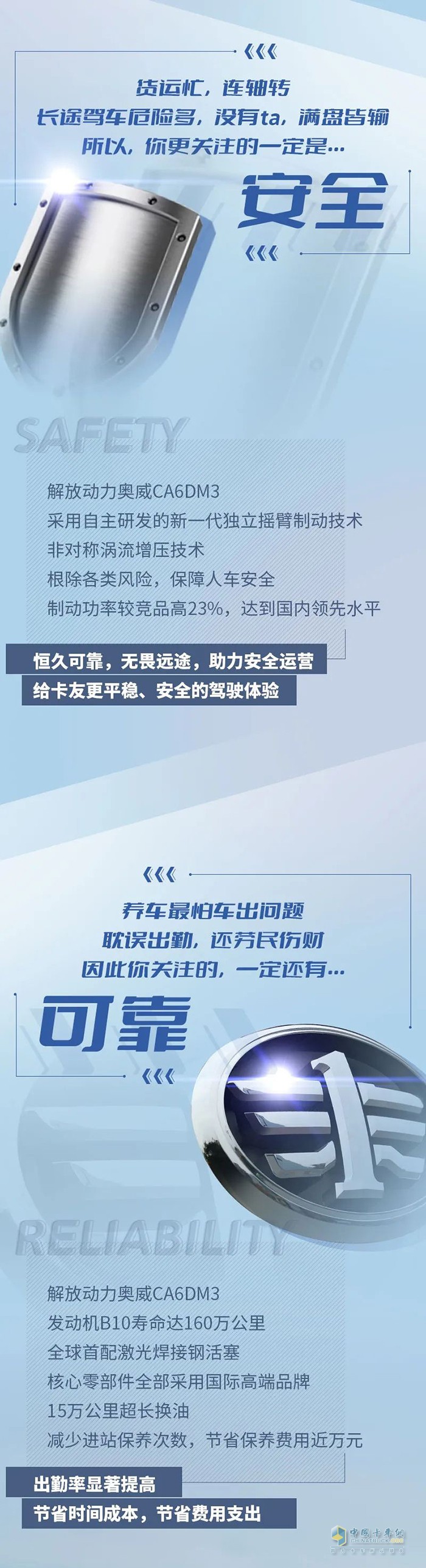 解放动力,奥威CA6DM3,发动机