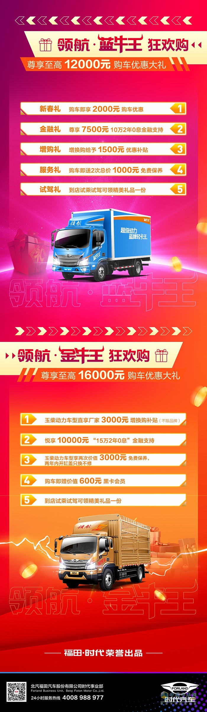 福田时代汽车 领航 春季狂欢购